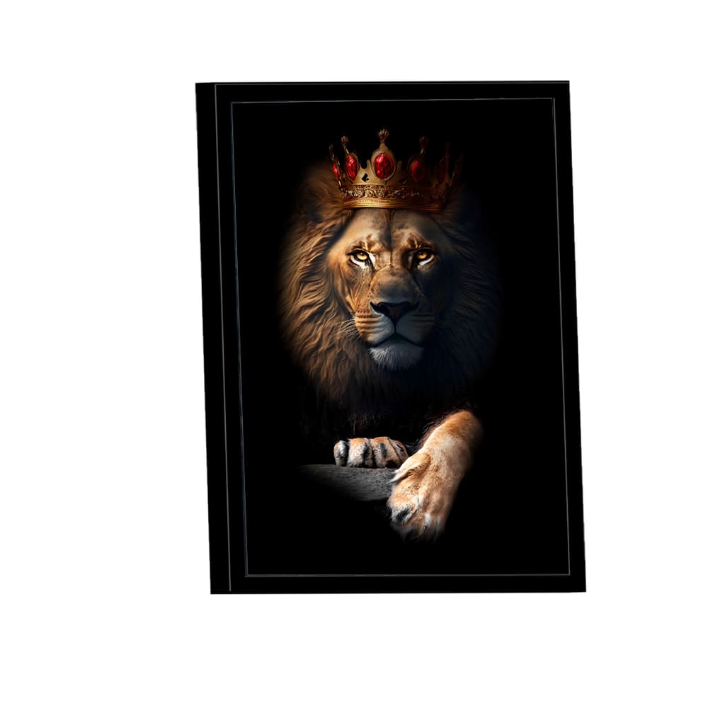 Quadro Decorativo Leão Conservador