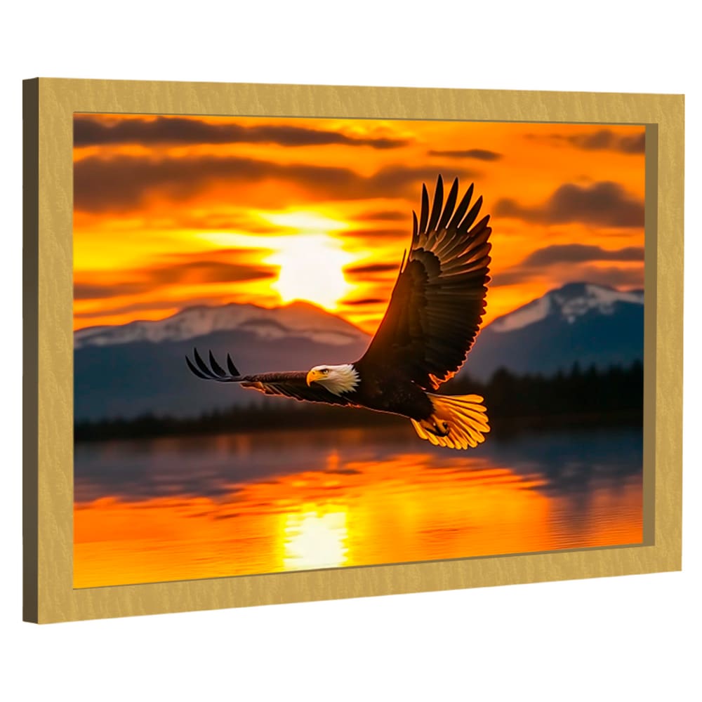 Quadro Decorativo Majestosa Águia Variação
