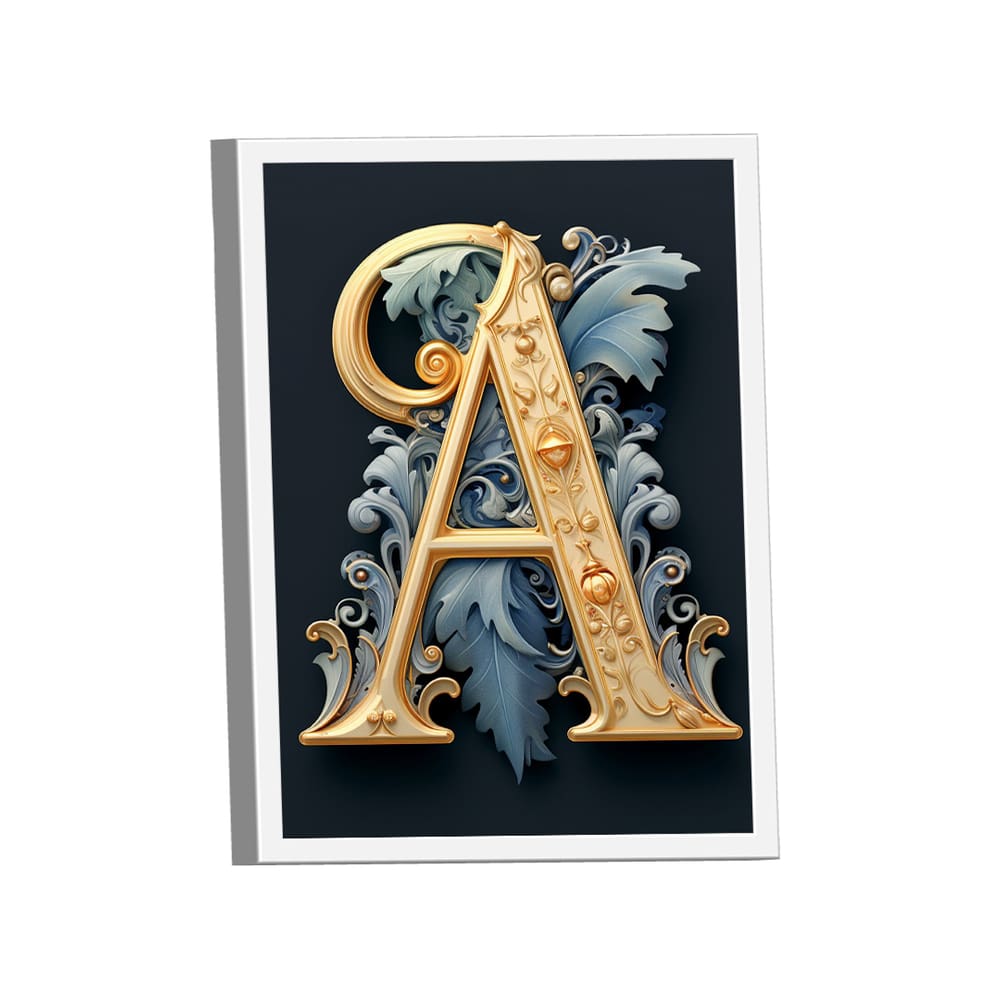 Quadro Decorativo Letra A