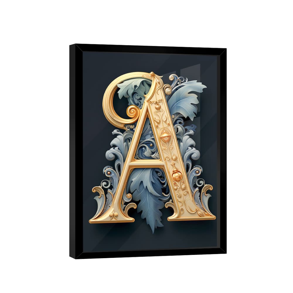 Quadro Decorativo Letra A