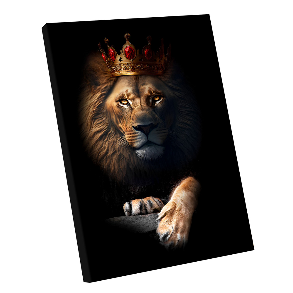 Quadro Decorativo Leão Conservador
