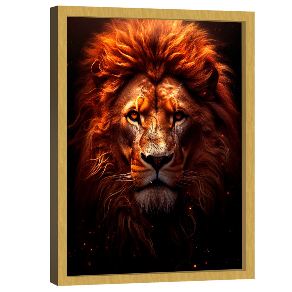 Quadro Decorativo Leão-do-Atlas