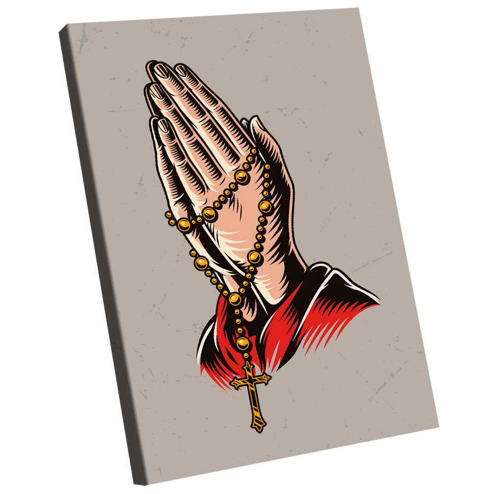 Quadro Decorativo Mãos de Oração