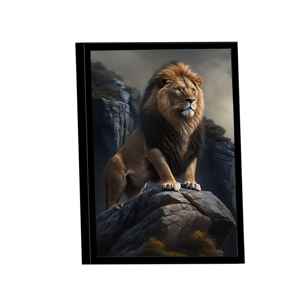 Quadro Decorativo Leão Soberano