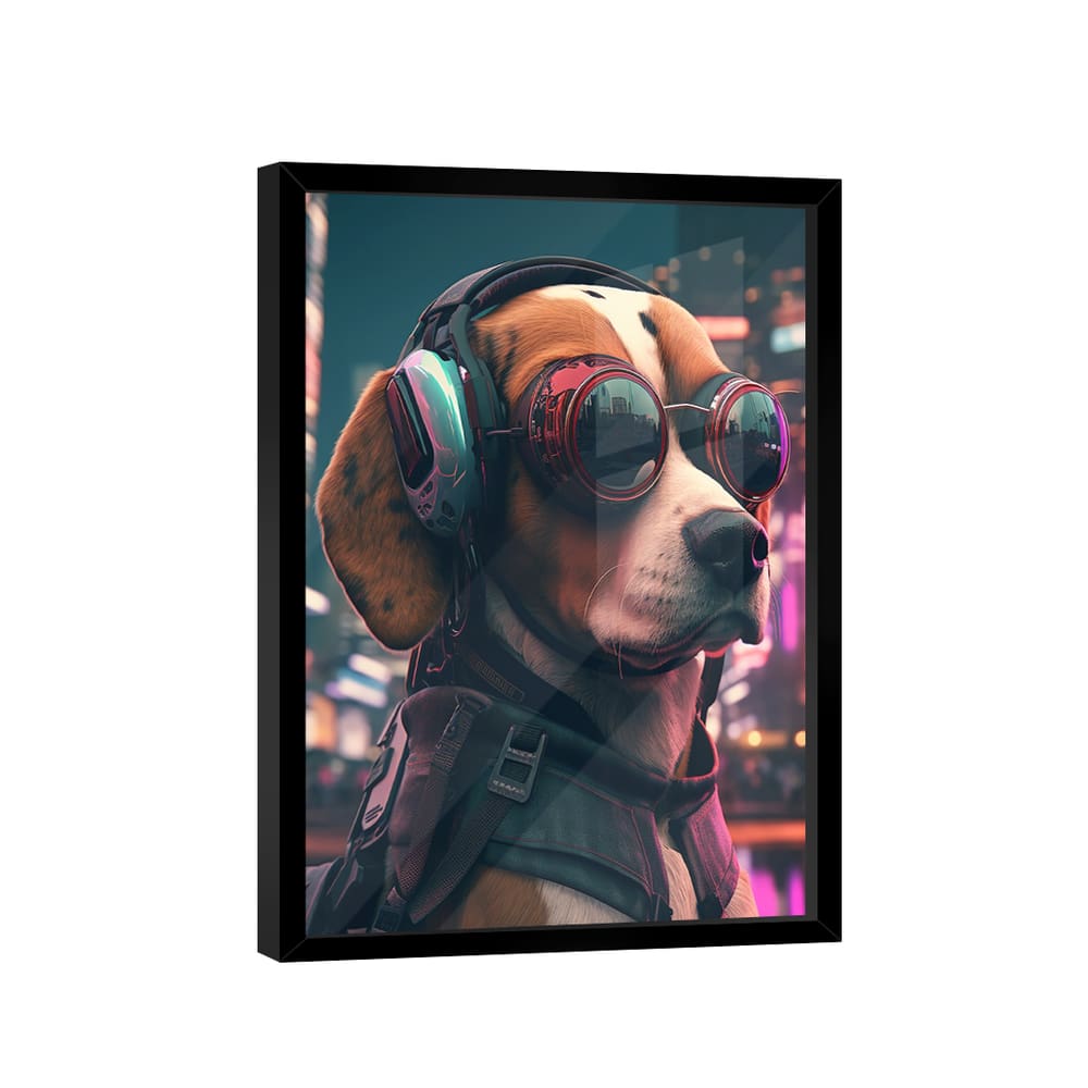 Quadro Decorativo Beagle Style