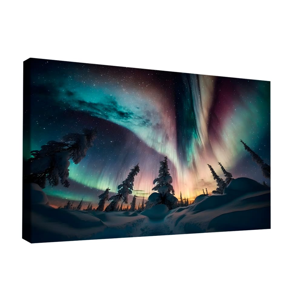Quadro Decorativo Aurora Boreal