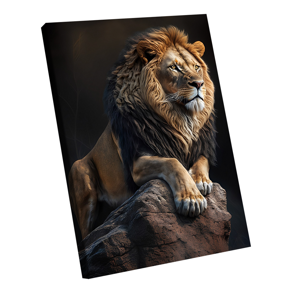 Quadro Decorativo Leão Protetor