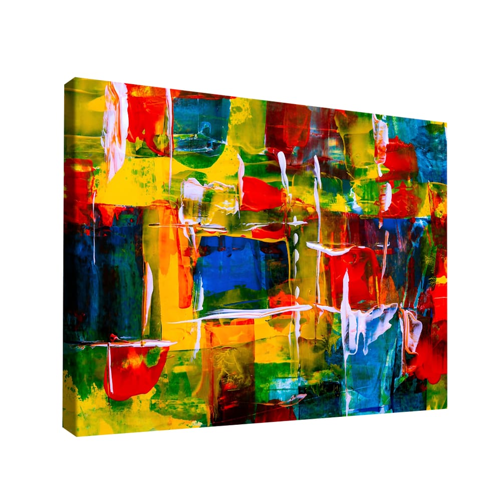Quadro Decorativo Abstrato Colorido