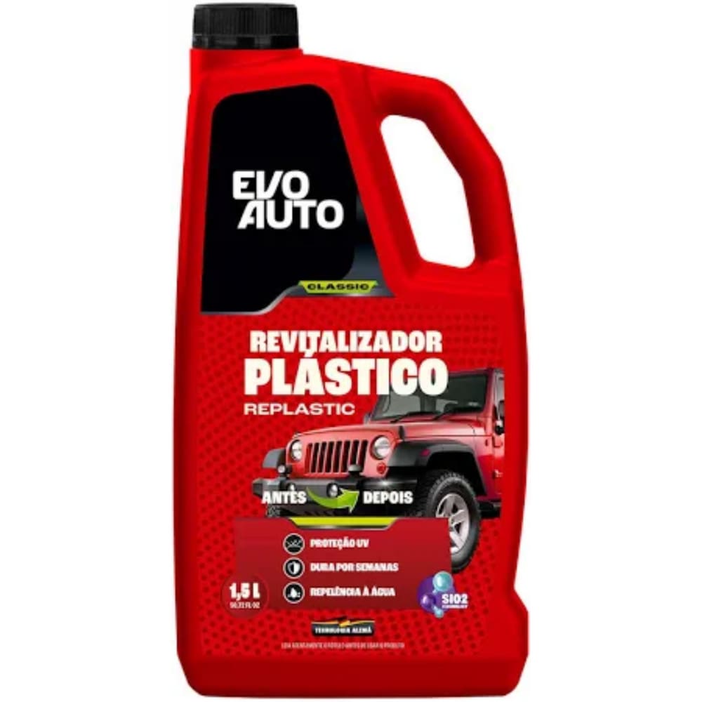 Revitalizador De Plástico Replastic 1,5 L Evo Auto