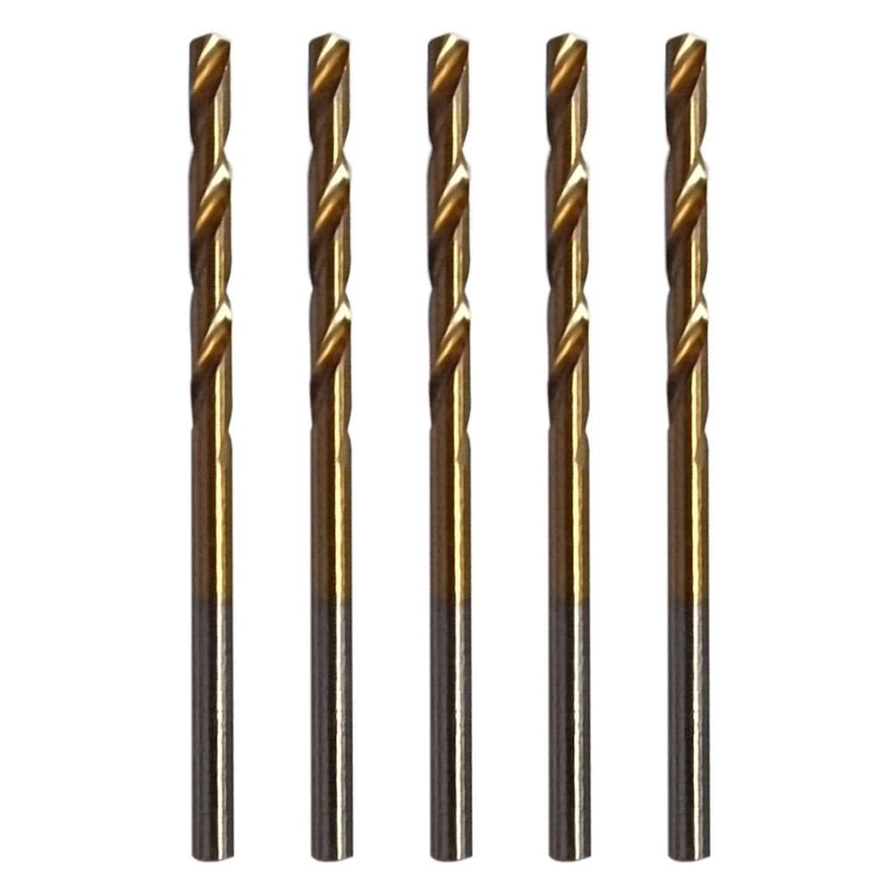 Kit 5 Broca 2.4Mm Aço Rápido Hss Titânio Micro Mini Retífica
