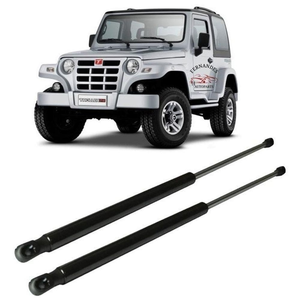 Par Amortecedor Vidro Traseiro Troller T4 2011 2012 2013 14