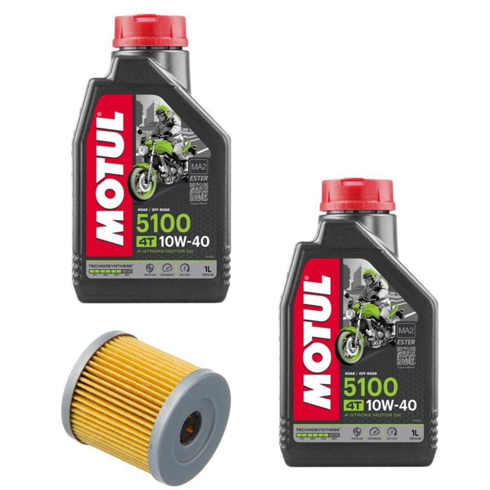 2 Oleo Motul 5100 10W40 Semissintetico Filtro Dafra Next 250