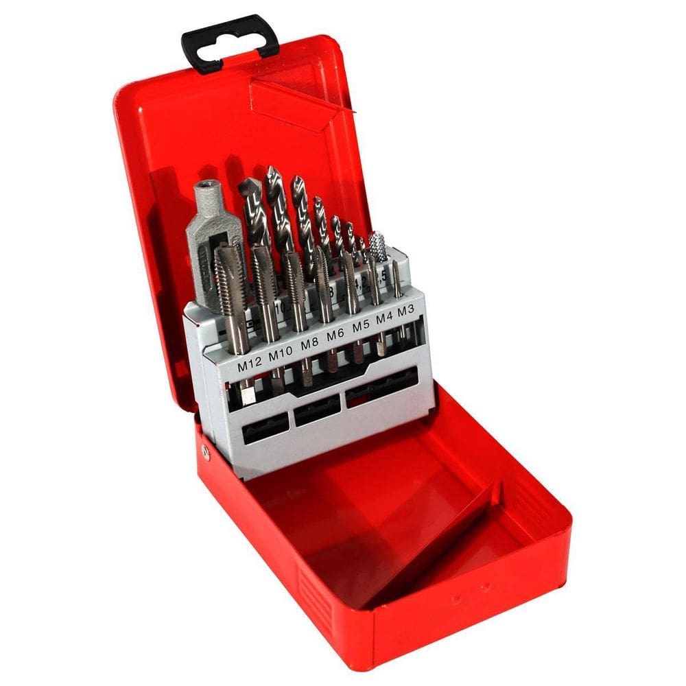 Kit Para Roscar Broca Macho Vira Macho 15Pcs 94,0005 Rocast