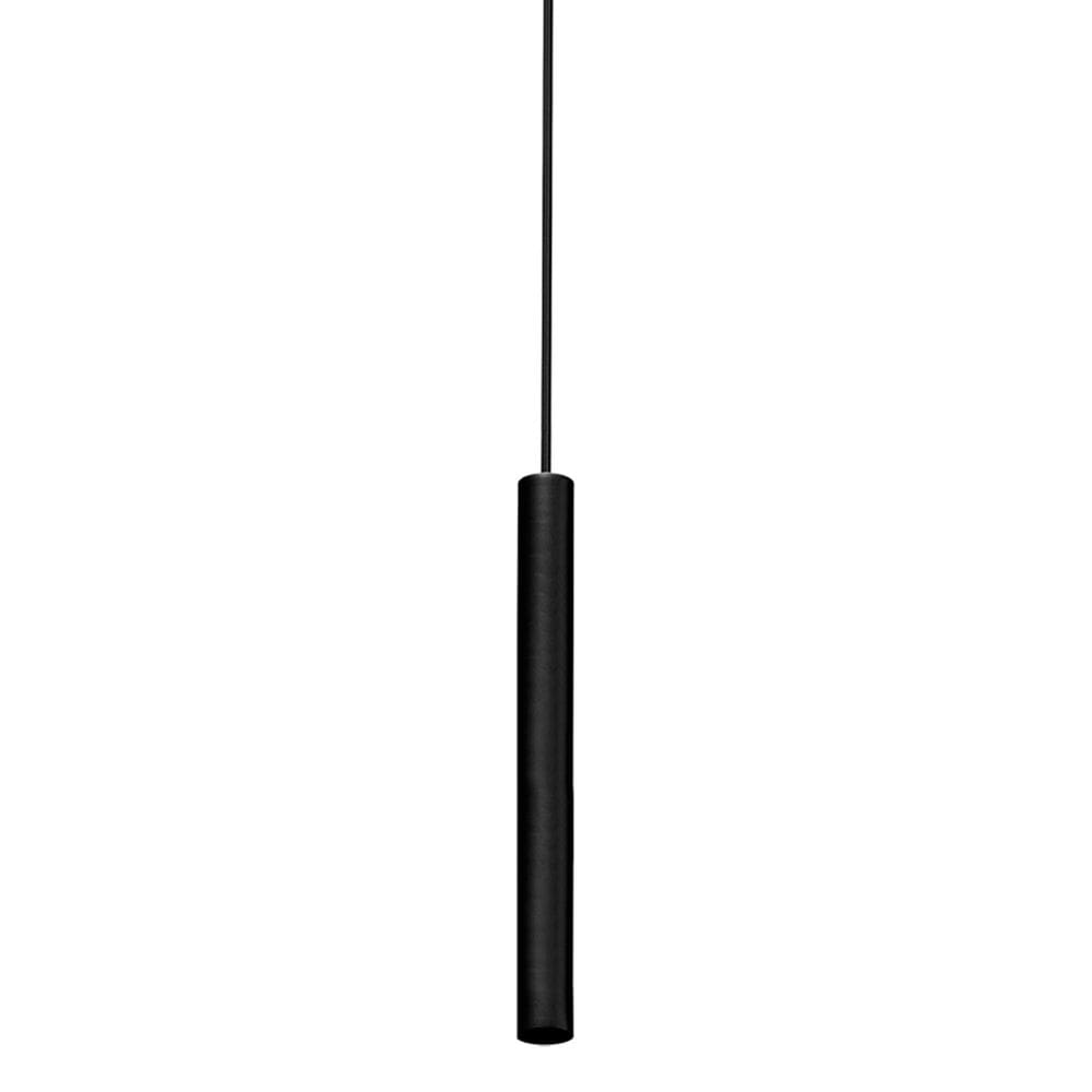 Lustre Pendente Taschibra Tabli Mr11 40Cm Tubular Preto
