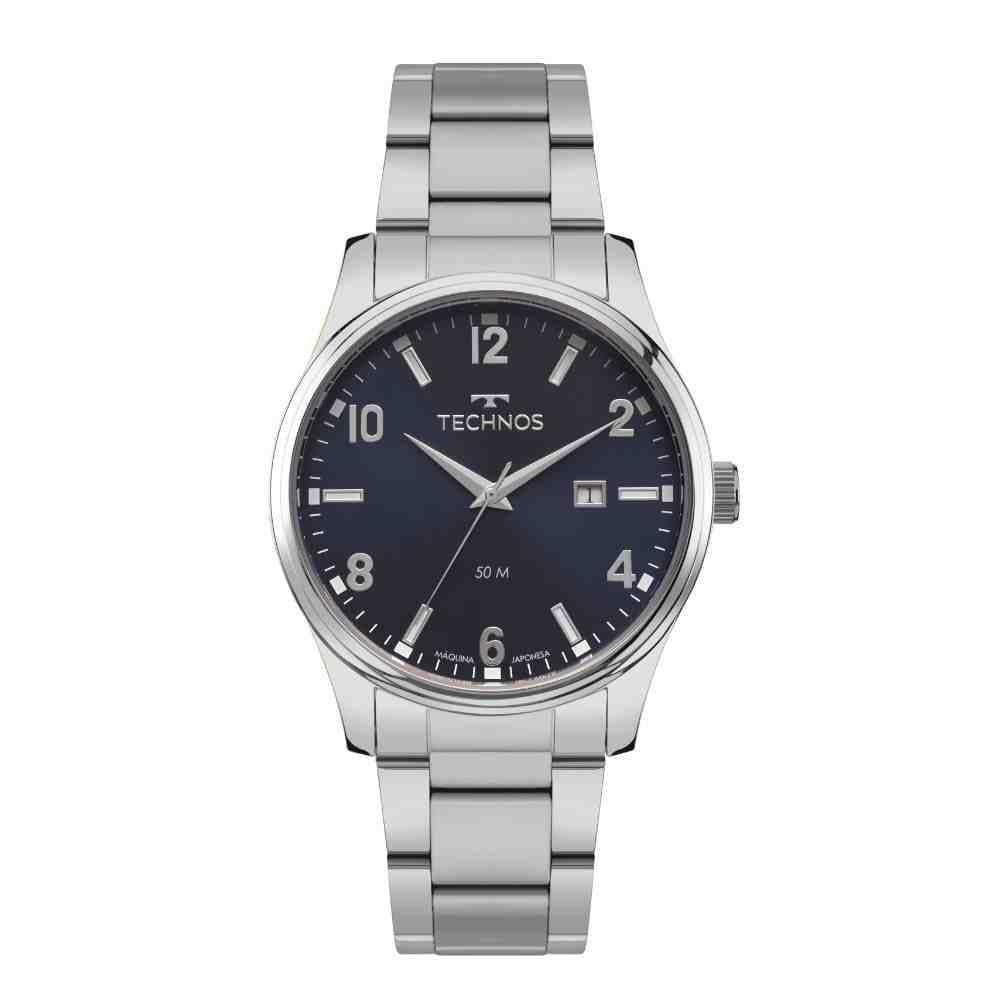 Relógio Technos Steel Prata Masculino 2115Tze/1A