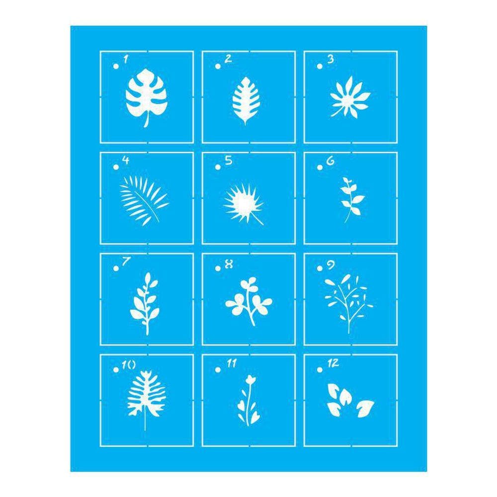Stencil Tamako Floral - 20X25Cm - Ref B411