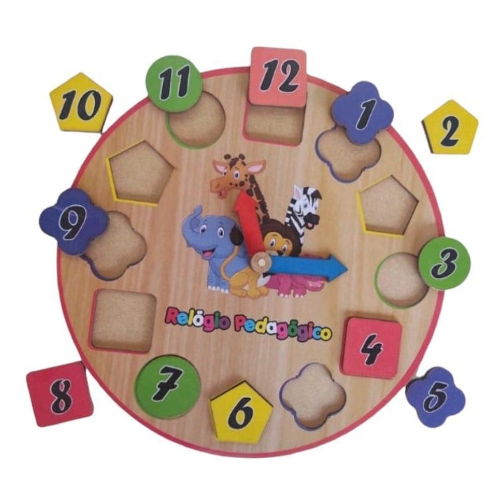 Brinquedo Pedagógico Educativo Em Madeira Escolha O Seu: