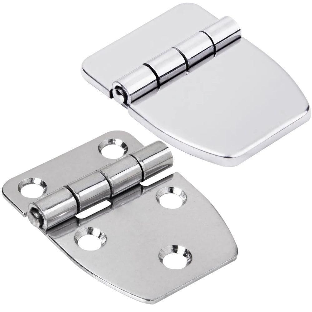 Dobradiça Em Aço Inox 316 Com 2 X 3 Furos E Capa 37X57X2Mm
