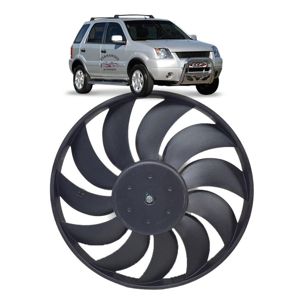 Ventoinha Eletroventilador Radiador Fiesta Courier Zetec