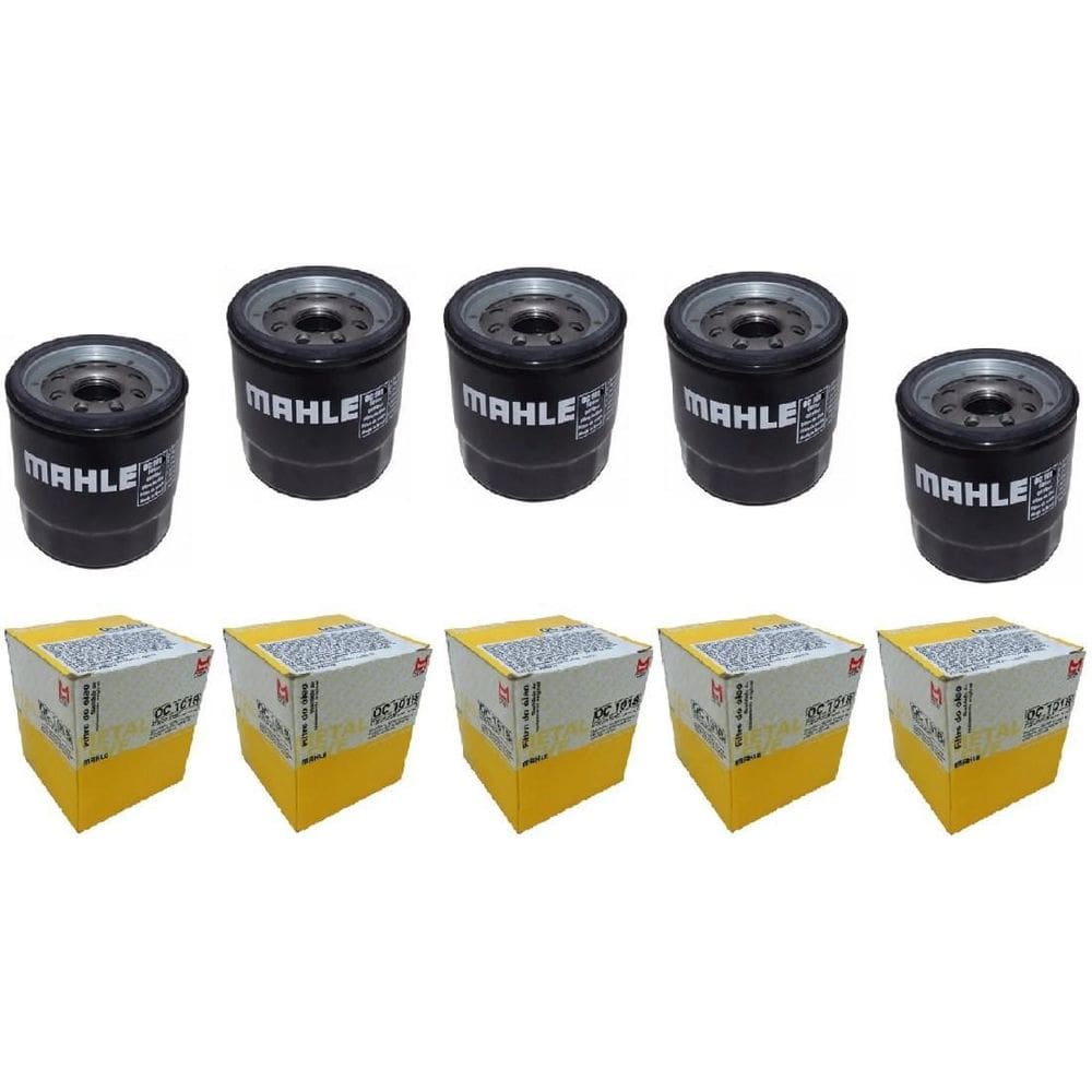 Filtro Óleo Oc1018 Mahle Metal Leve Linha Suzuki - 5 Peças
