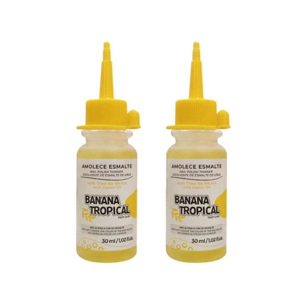 Amolecedor De Esmaltes Trop Care Oleo De Banana 30Ml - 2Un