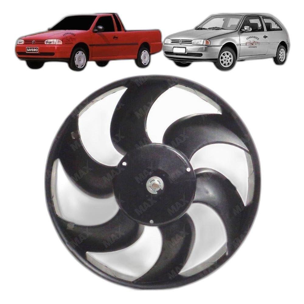Ventoinha Vw Gol Saveiro Parati 1995 1996 1997 6 Pás Novo