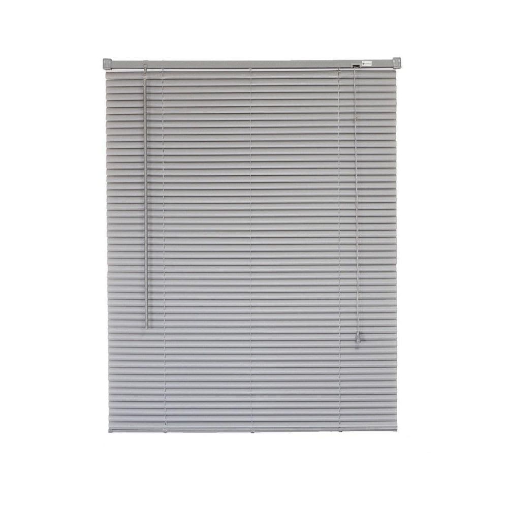 Persiana Horizontal Pvc Cinza 160 L X 160 A Cortina Completa