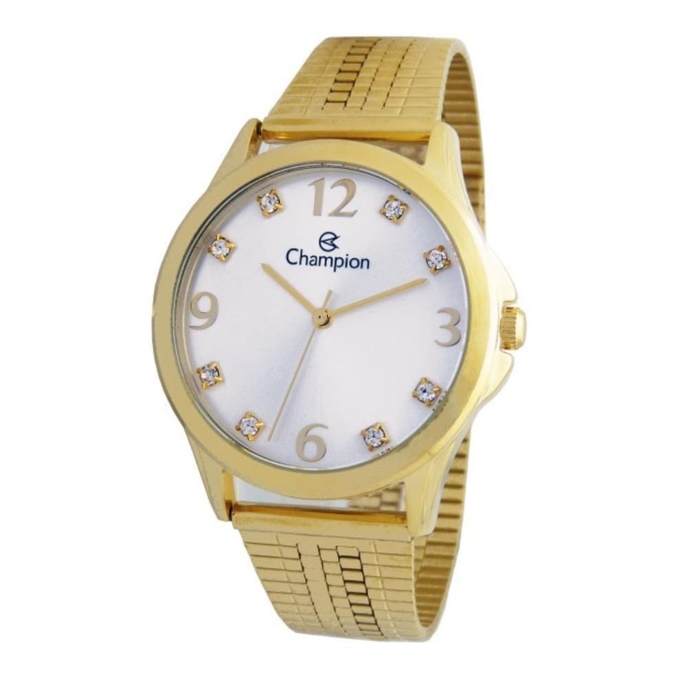 Relógio Champion Feminino Ref: Cn21265H Casual Dourado