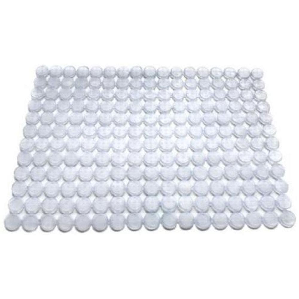 Tapete Antiderrapante Banheiro 42x30 PVC Ventosas REF:25677