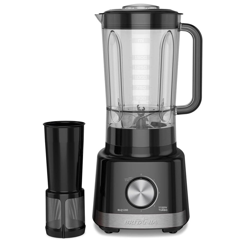 Liquidificador BLQ1280P 1150W Britânia Preto 2,7L 220V