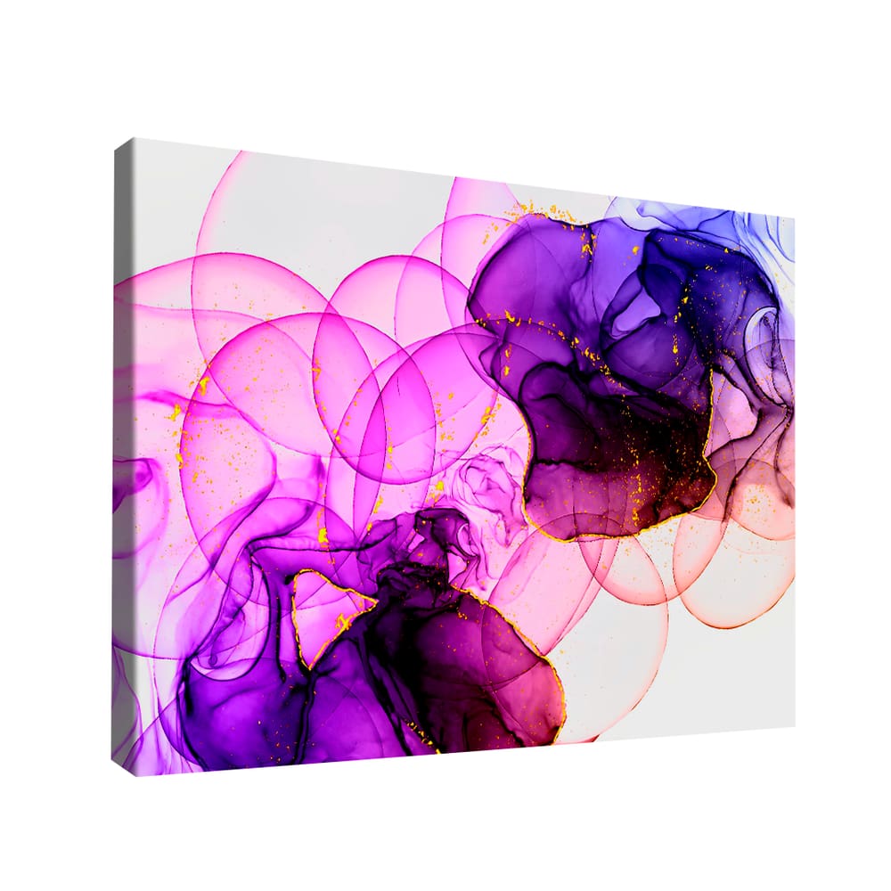 Quadro Decorativo Explosão Purple