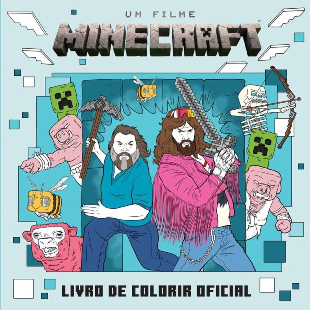 Um filme Minecraft | Livro oficial de colorir