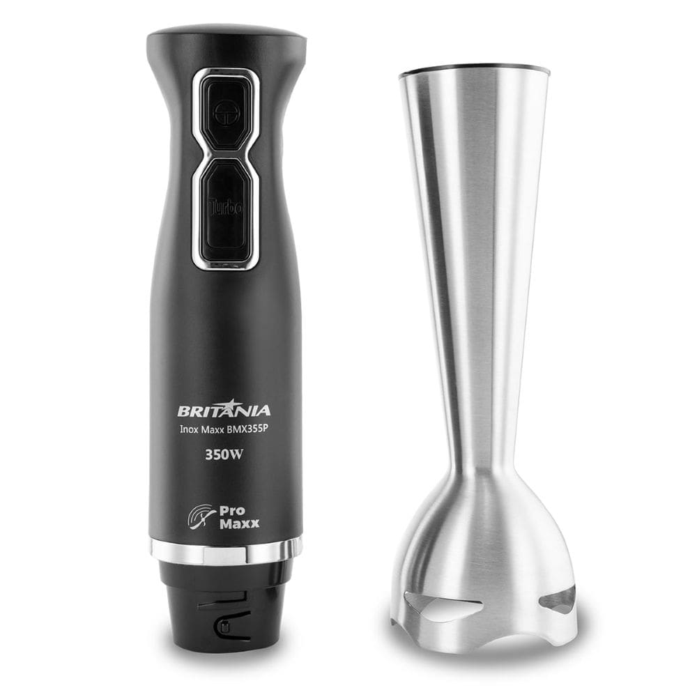 Mixer Inox Maxx BMX355P 350W Britânia Preto Jarra 1,05L 220V