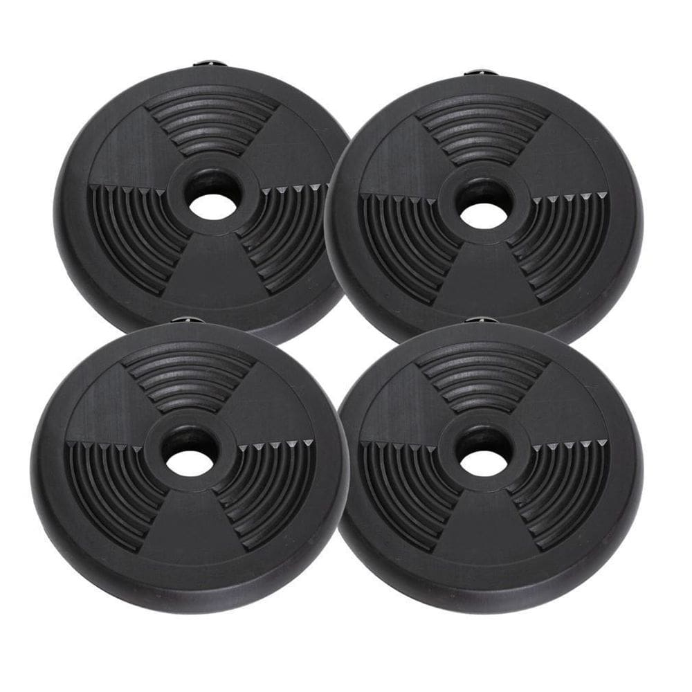 Kit 4 Anilhas Ciment 1,5Kg Ahead Sports Preta Treino