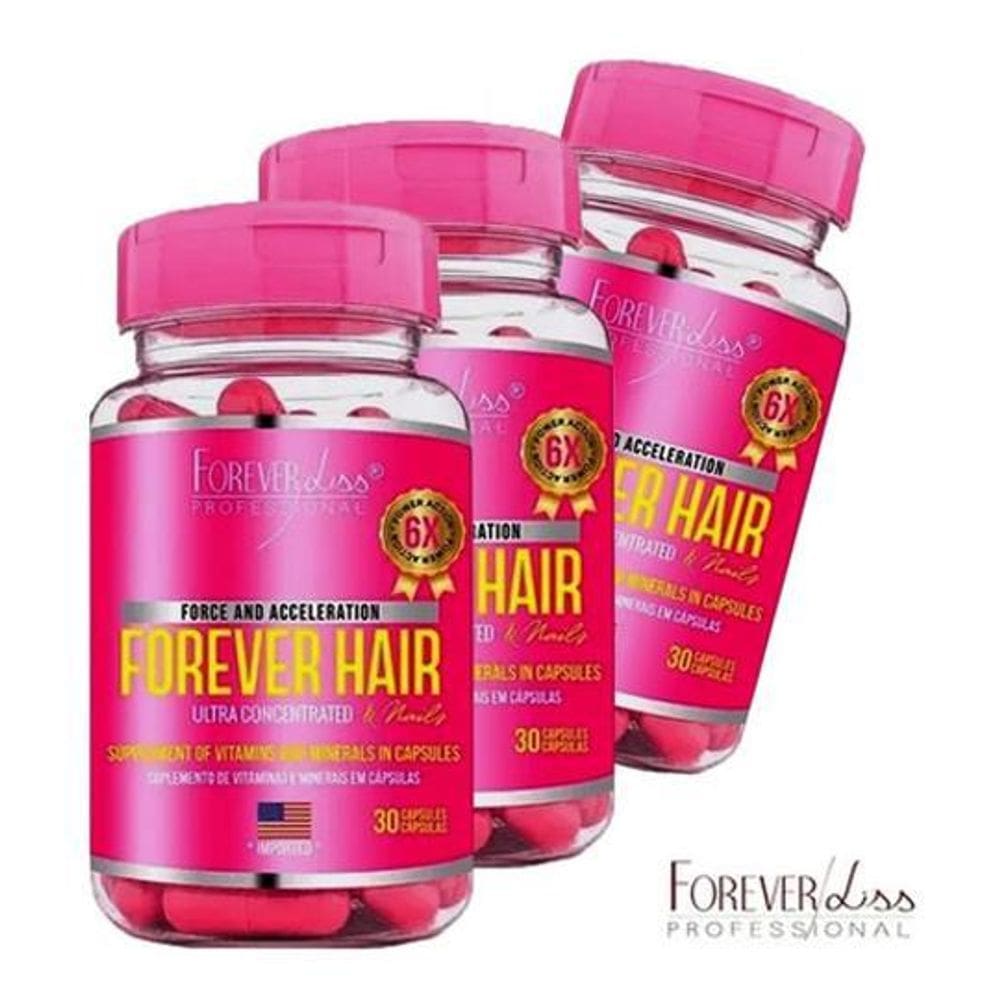 3X Forever Hair Crescimento Capilar Imediata