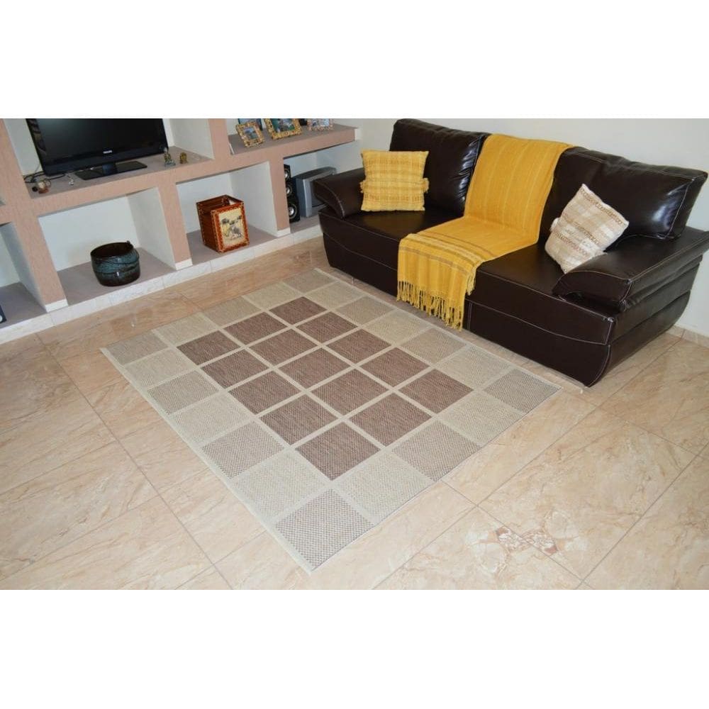 Mega Tapete Quadrado Natural Look Granada-A 215X215 Cm