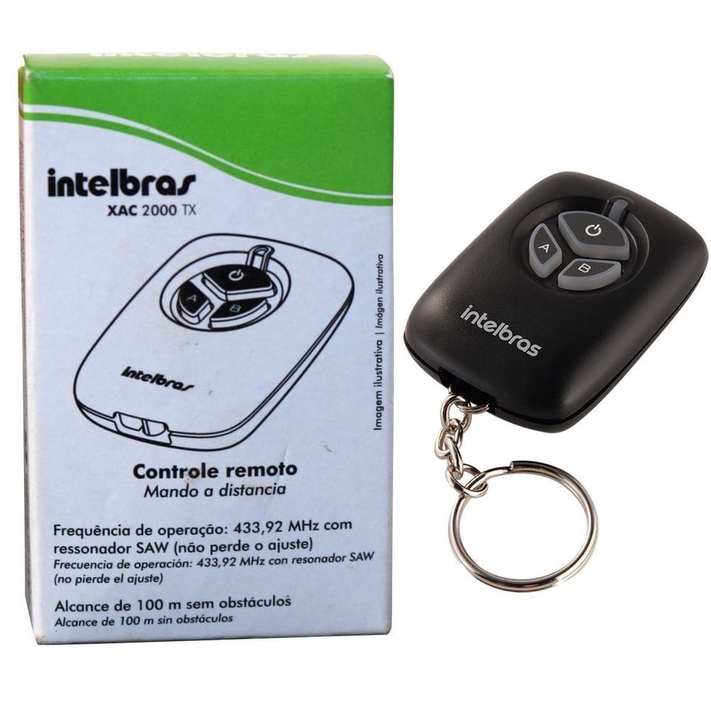 Controle Remoto P/Alarme Motor Portão Xac 2000 Tx Intelbras