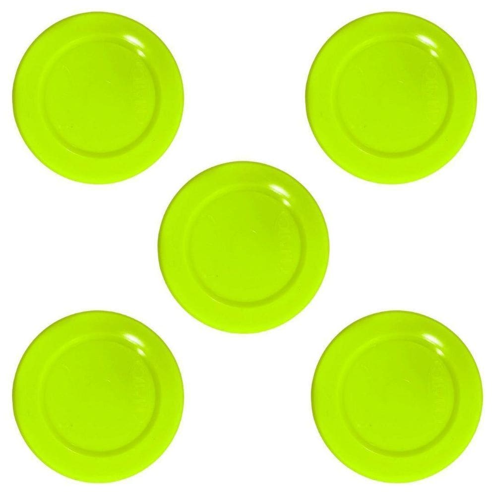 5 Discos Mesa Air Game Aero Hockey Kids Speedy Amarelo