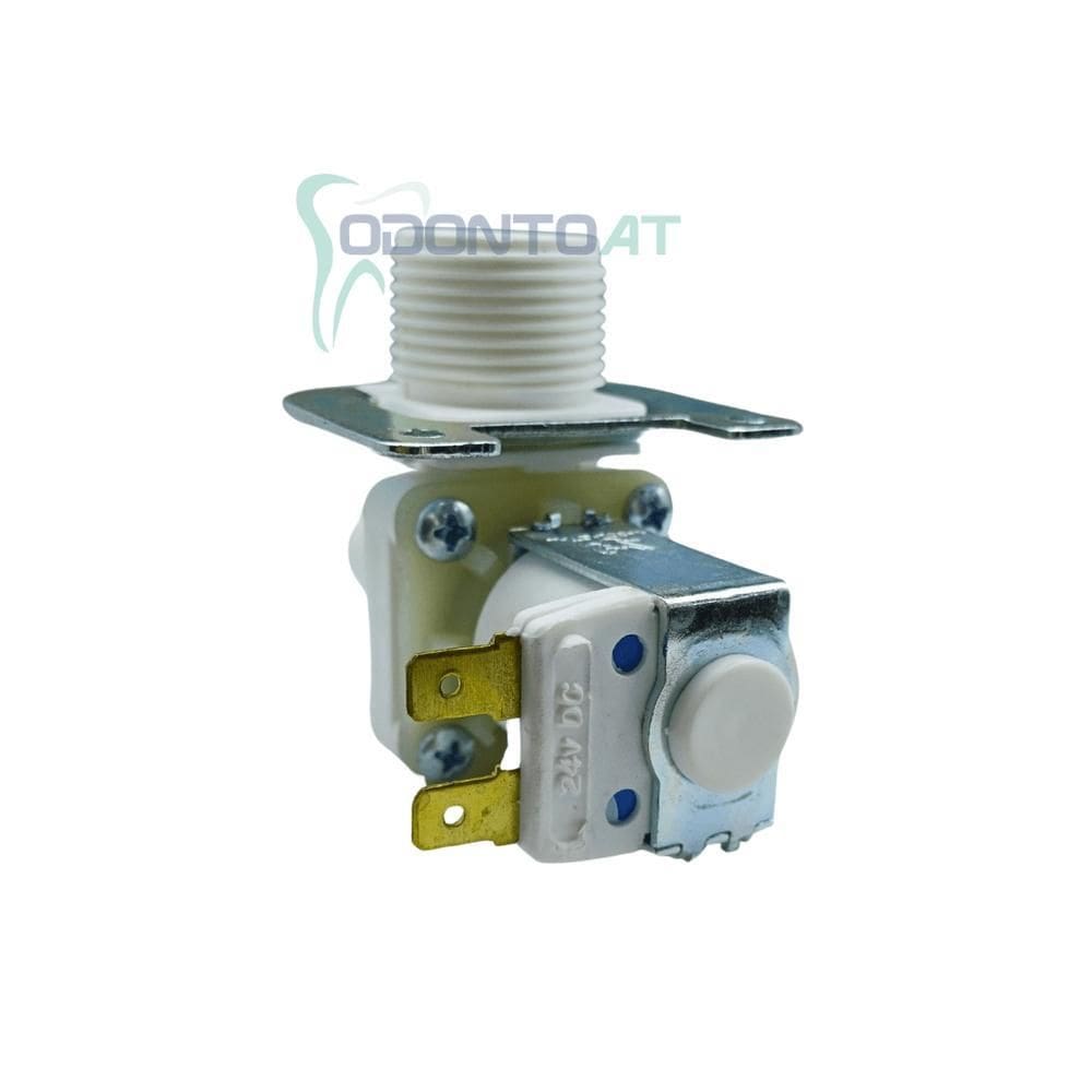 Válvula Solenóide 24V Com Suporte Saída Rosca Bomba Vácuo