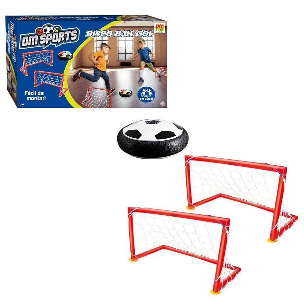 Bola Flutuante Disco Ball Com Golzinho Futebol - Dm Sports