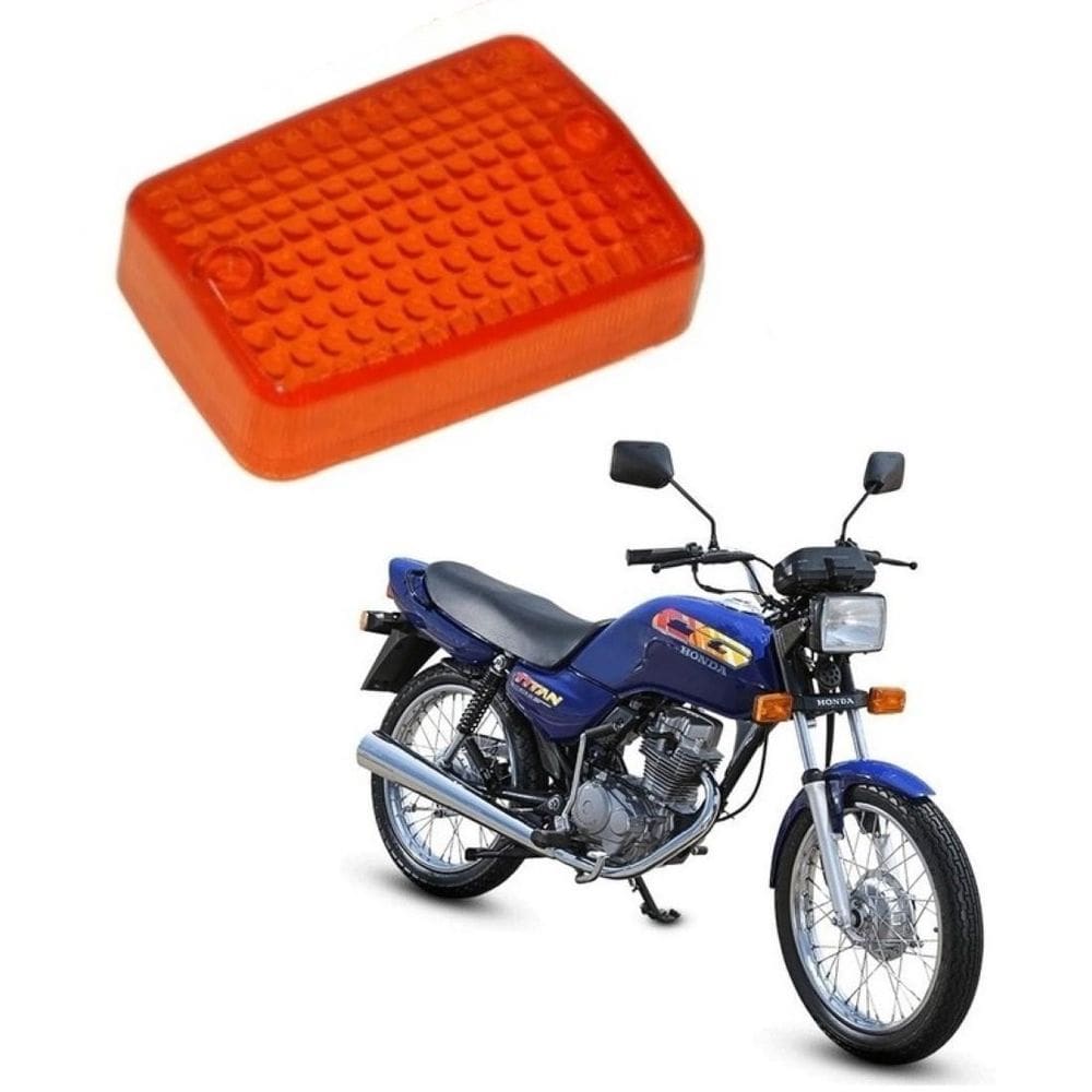 Lente Pisca Laranja Cg Ml Turuna Today Titan 125 1983 A 1999