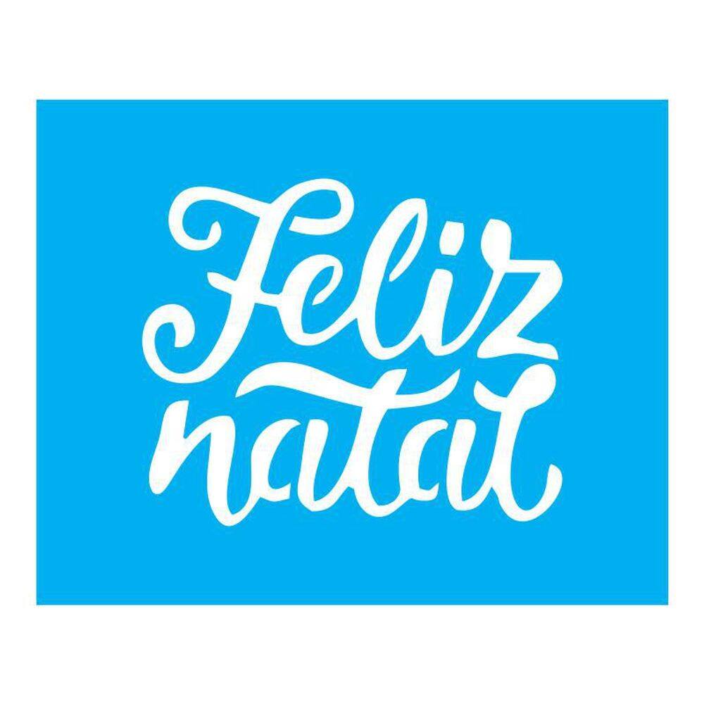 Stencil Tamako Feliz Natal - 20X25Cm - Ref B646