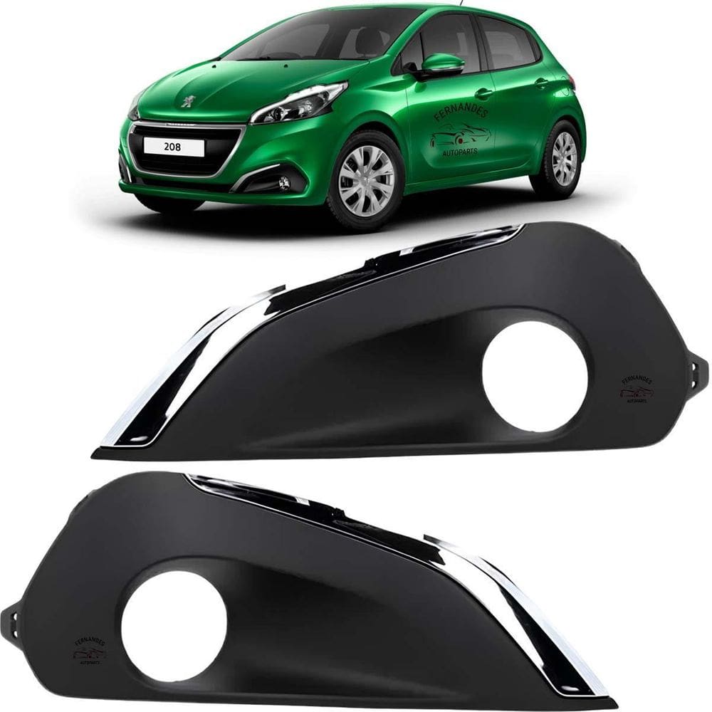 Par Grade Moldura Farol Milha Peugeot  2019 20