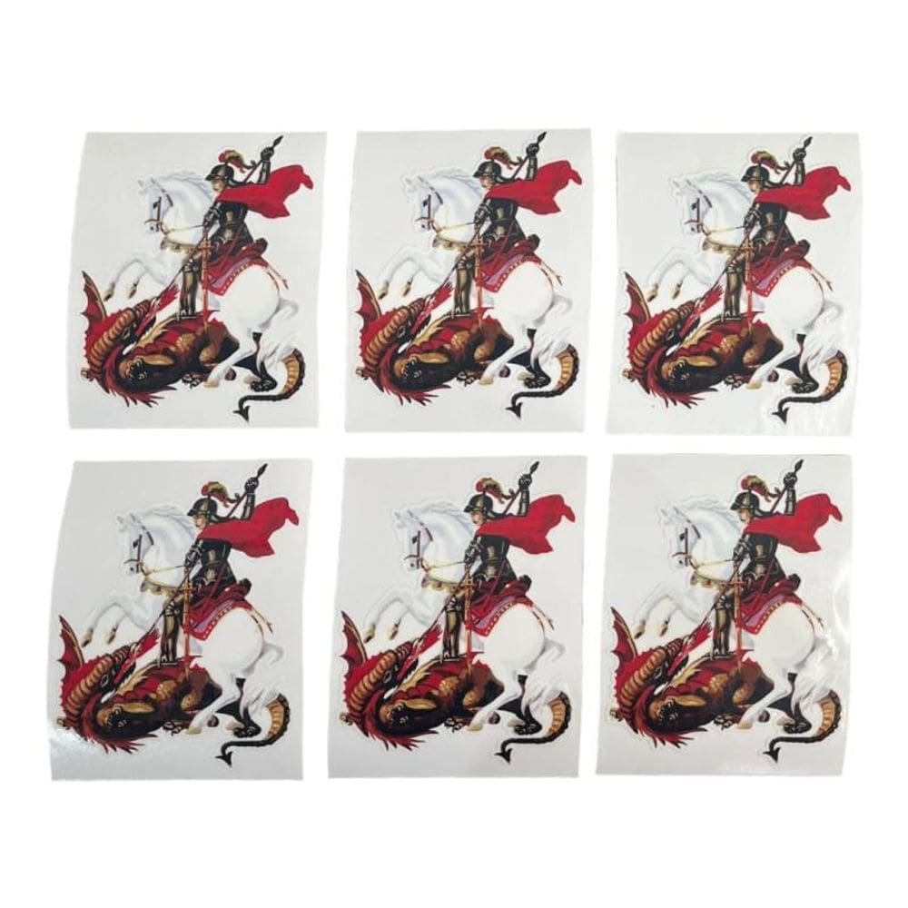 Kit 6 Adesivos Vinil Impermeável 10X8 Cm - Escolha O Modelo