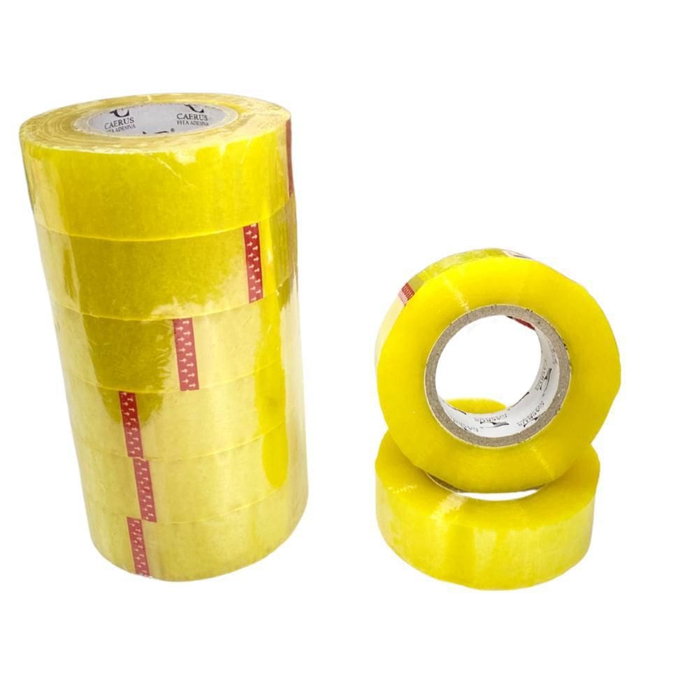 Fita Adesiva 300 Metros Kit 6 Unidades