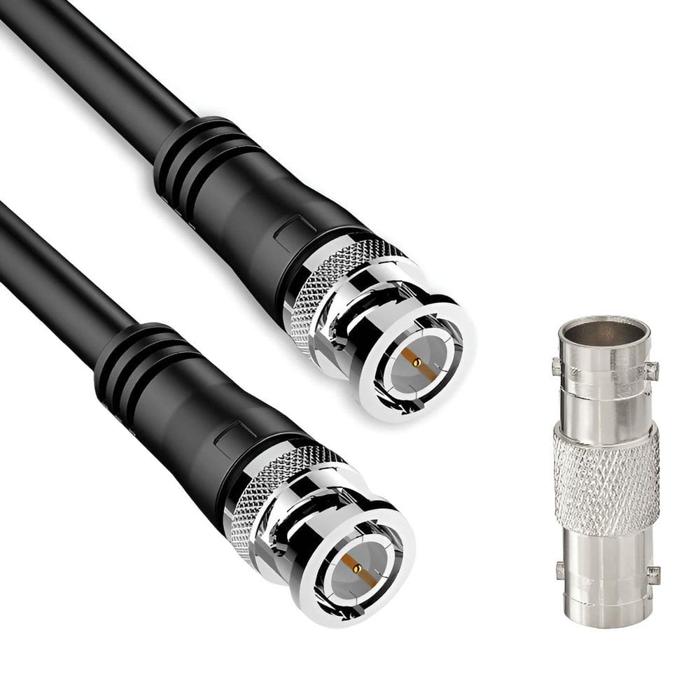 Cabo Coaxial Vídeo Sdi / Bnc 12G Uhd 4K 75 Ohm Adaptador