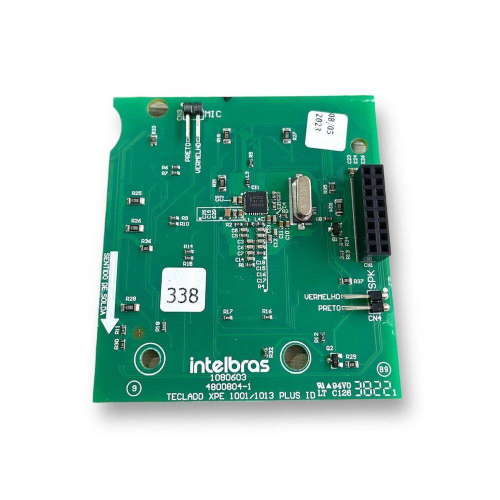 Placa Teclado 13 Teclas Xpe 1013 Plus Id Intelbras