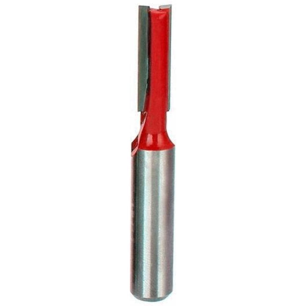 Kit 3 Fresas Retas 6Mm Haste 6Mm Corte Duplo Madeira Tupia