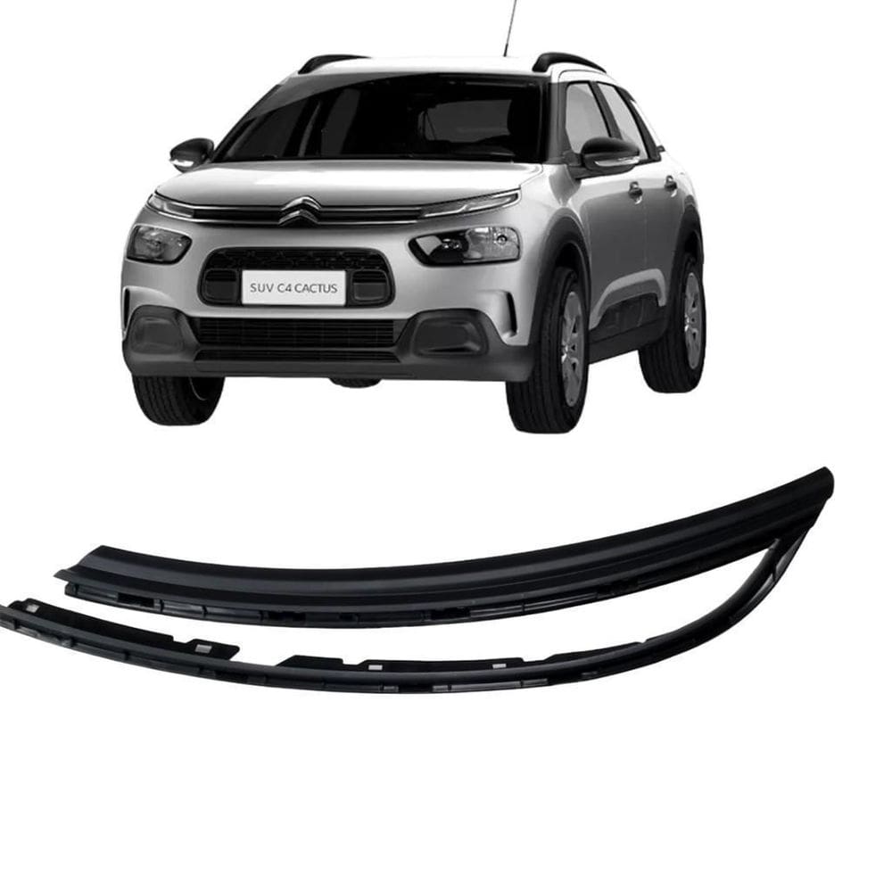 C4 Cactus 19/24 Friso Farol S/Mold Crom Lad Esquerdo Citroen