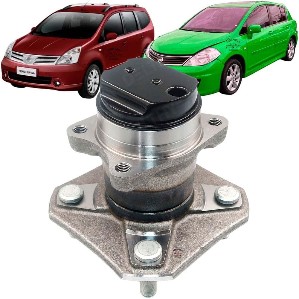 Cubo De Roda Traseira Nissan Livina Tiida 1.6 1.8 09/ C/Abs